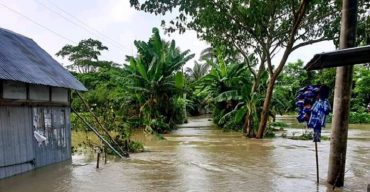 শরীয়তপুরে প্লাবিত হচ্ছে নতুন এলাকা, পদ্মা সেতু প্রকল্প রক্ষা বাঁধের ৭০ মিটার পদ্মায় বিলীন