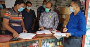 ঝিনাইদহ চোরকোল বাজারে ড্যাপ সার অধিক মূল্যে বিক্রয়ের অপরাধে জরিমানা