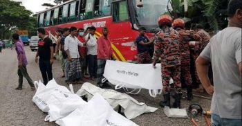 সিলেটে মর্মান্তিক এক সড়ক দুর্ঘটনা কেরে নিল ৫টি প্রাণ