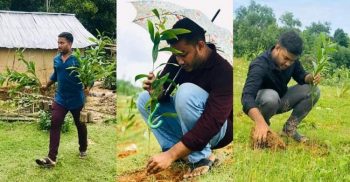 ছাত্রলীগ কর্মী ফাহাদ’র উদ্যোগে ৭,০০০ বৃক্ষরোপণ কর্মসূচি সম্পন্ন