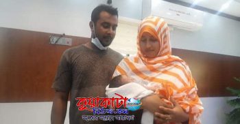উদ্ধার হওয়া নবজাতক গেল শার্শার নিঃসন্তান রুবিনার ঘরে