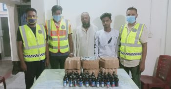 বেনাপোল নামাজ গ্রাম থেকে ১৮৯ ফেন্সিডিল সহ আটক-২