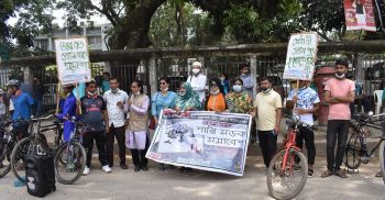 রেশমা’র ঘাতকের বিচারের দাবীতে সেভ দ্য রোড-এর সমাবেশ