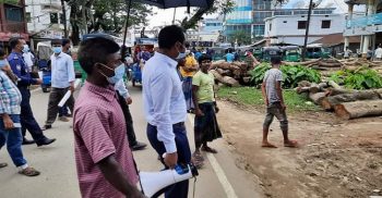 হবিগঞ্জের নবীগঞ্জ উপজেলা প্রশাসন কর্তৃক উচ্ছেদ অভিযান
