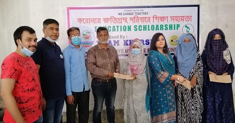 টিম খোরশেদের সহযোগিতায় পড়ালেখায় ফিরলো মেধাবী তিন শিক্ষার্থী