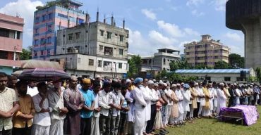 অগ্নিকান্ডে দগ্ধ ফটো সাংবাদিক নাদিমের জানাযা অনুষ্ঠিত