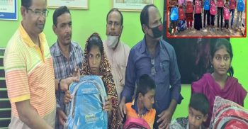 কলারোয়া উপজেলায় বিভিন্ন শিক্ষা প্রতিষ্ঠানের ছাত্র-ছাত্রীর মাঝে শিক্ষা সামগ্রী বিতরণ
