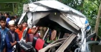 ত্রিমুখী সংঘর্ষে একই পরিবারের ৫সদস্যসহ ৬ জন নিহত