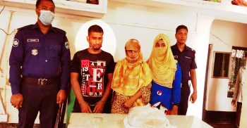 বেনাপোলে গাঁজাসহ তিন মাদক ব্যবসায়ী আটক