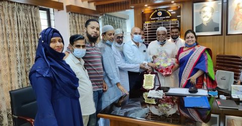 শ্রেষ্ঠ চেয়ারম্যান নওশেদ আলীকে উপজেলা প্রশাসনের শুভেচ্ছা