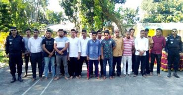 আশুগঞ্জে রিসোর্ট থেকে বিদেশি মদসহ আটক ২২