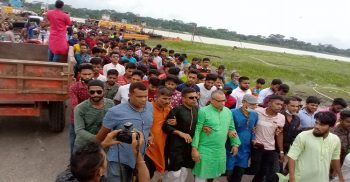 গলাচিপায় কেন্দ্রীয় যুবলীগ নেতার আগমনে মানুষের ঢল