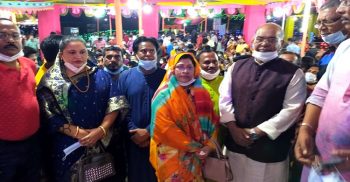 কলাপাড়ায় সাংসদ মহিব’র পূজা মন্ডপ পরিদর্শন