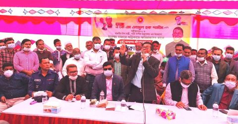 বঙ্গবন্ধু ভাস্কর্যে নিয়ে অপপ্রচার করে তাদের প্রতিহত করতে হবে: এনামুল হক শামীম