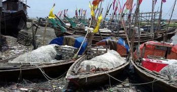 ঋন ও দাদনের দিশেহারা দশমিনায় জাল ফেলে প্রায় খালি জেলে