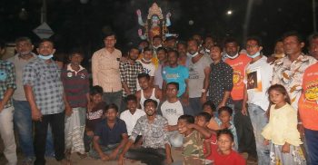 গোয়ালপাড়া নতুন সার্বজনীন পূজা কমিটির শ্রী শ্রী শ্যামা মায়ের প্রতিমা বিষর্জন