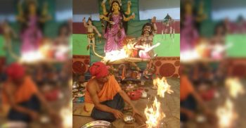 গলাচিপায় জগদ্ধাত্রী পূজা উদযাপিত