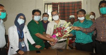 খানসামায় নতুন উপজেলা স্বাস্থ্য ও প: প: কর্মকর্তার সাথে মতবিনিময় সভা