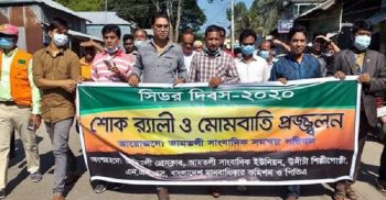 পটুয়াখালীর আমতলীতে সিডর দিবস পালন