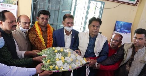 ফুলেল শুভেচ্ছা ও স্থানীয় নেতাকর্মীদের ভালাবাসায় সিক্ত হলেন কেন্দ্রীয় যুবলীগ নেতা এ্যাড.ড.শামীম আল সাইফুল সোহাগ