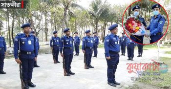 পুলিশের অতিরিক্ত ডিআইজি(অ্যাডমিন এন্ড ফিন্যান্স) খুলনা রেঞ্জের পাটকেলঘাটা থানা পরিদর্শন