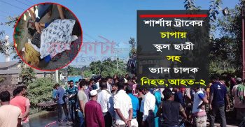 শার্শায় ট্রাক-ভ্যানের সংঘর্ষে নিহত,২ গুরুতর আহত-২