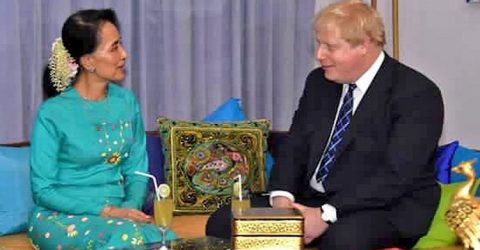 ব্রিটিশ প্রধানমন্ত্রীর সঙ্গে রোহিঙ্গা প্রসঙ্গের আলোচনায় সুচি