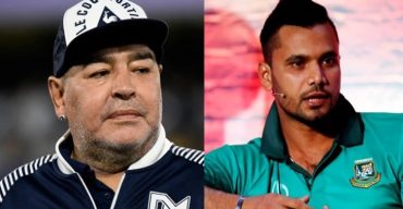 ম্যারাডোনাকে নিয়ে ফেসবুক মাশরাফির হৃদয়ছোঁয়া স্ট্যাটাস
