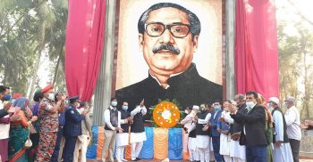 শার্শা উপজেলায় বঙ্গবন্ধুর ২য় বৃহত্তম ম্যুরাল উদ্বোধন