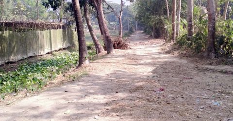 সীমান্তবর্তী রাস্তা পাকাকরণ নিয়ে রশি টানাটানি