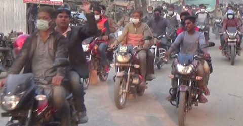 ঝিনাইদহে প্রধানমন্ত্রীকে অভিনন্দন জানিয়েছে মোটর সাইকেল শোভাযাত্রা