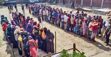 ইভিএমএ প্রথম ভোটাধিকার প্রয়োগ করেতে পেরে খুশি ভোটাররা