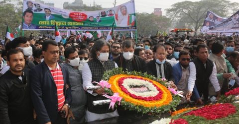যথাযথ মর্যাদায় যুবলীগের শহীদ বুদ্ধিজীবী দিবস পালিত