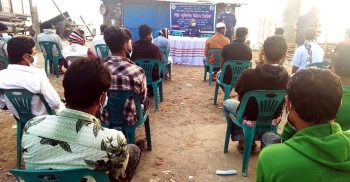 কলাপাড়ায় সড়ক ঝুঁকি এড়াতে অটো রিকশার ড্রাইভারদের সাথে বিট পুলিশং সভা