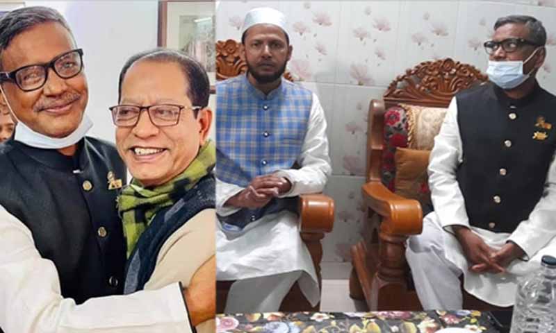বিএনপি-জামায়াত প্রার্থীর বাসায় মিষ্টি নিয়ে হাজির কাদের মির্জা