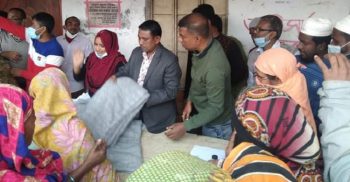 শীতার্থদের মাঝে প্রধানমন্ত্রীর উপহারের কম্বল বিতরন করলেন সাহিন শাহ