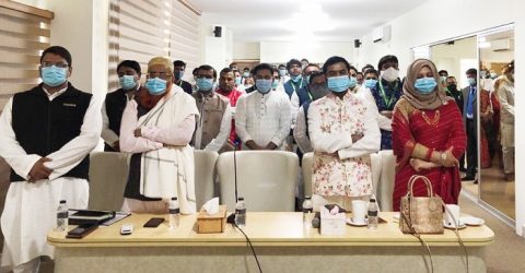 নতুন বছরকে সামনে রেখে মিনিস্টারের কর্মকর্তাবৃন্দদের মতবিনিময় সভা