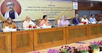 জাতির পিতার স্বপ্নের সোনার বাংলা আমরা গড়ে তুলবো: প্রধানমন্ত্রী