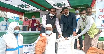 ঘুর্ণিঝড় আম্ফানে ক্ষতিগ্রস্থ ১৩’শ পরিবারের মাঝে খাদ্য সহায়তা প্রদান