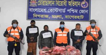 সুন্দরবনে হরিণ শিকারী সহ আটক-৪