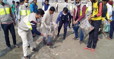 কুয়াকাটা সৈকত পরিচ্ছন্নতা অভিযান