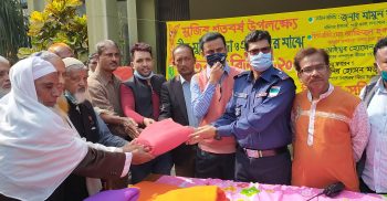 বেনাপোলে মুক্তিযোদ্ধা ও এতিম শিশুদের মাঝে শীতবস্ত্র বিতরণ