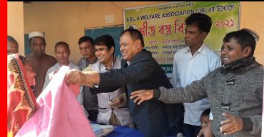 মৌলভীবাজারে এ.বি.এল.এ ওয়েলফেয়ার এসোসিয়েশন ইউকে এর উদ্যাগে শীত বস্ত্র বিতরণ