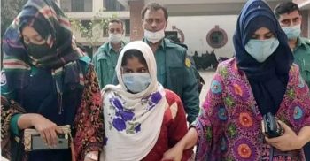রাজধানীর মালিবাগে বৃদ্ধাকে নির্যাতন: সেই গৃহকর্মী ৮ দিনের রিমান্ডে