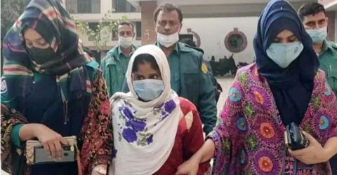 রাজধানীর মালিবাগে বৃদ্ধাকে নির্যাতন: সেই গৃহকর্মী ৮ দিনের রিমান্ডে