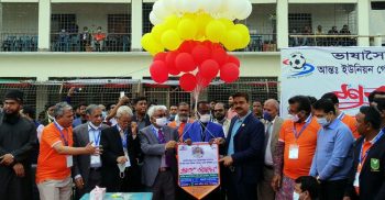 ঝিনাইদহে ভাষা সৈনিক মুসা মিয়া ইউনিয়ন ফুটবল টুর্ণামেন্ট’র উদ্বোধন