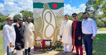 সিডনিতে উম্মোচিত হলো দ্বিতীয় আন্তর্জাতিক মাতৃভাষা স্মৃতিসৌধ