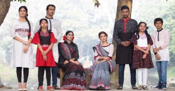 রঙ বাংলাদেশে একুশের পোশাক