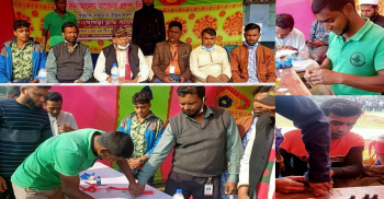আন্তর্জাতিক মাতৃভাষা দিবস উপলক্ষ্যে “ঘোষড়া ব্লাড ব্যাংক খুলনা” এর ফ্রি রক্তের গ্রুপ নির্ণয় সম্পন্ন