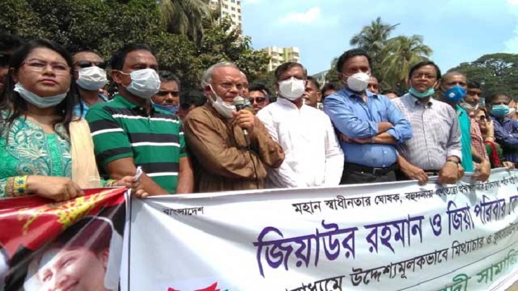 প্রধানমন্ত্রীর জীবনের জন্য হুমকি হতে পারেন শাজাহান খান: রিজভী
